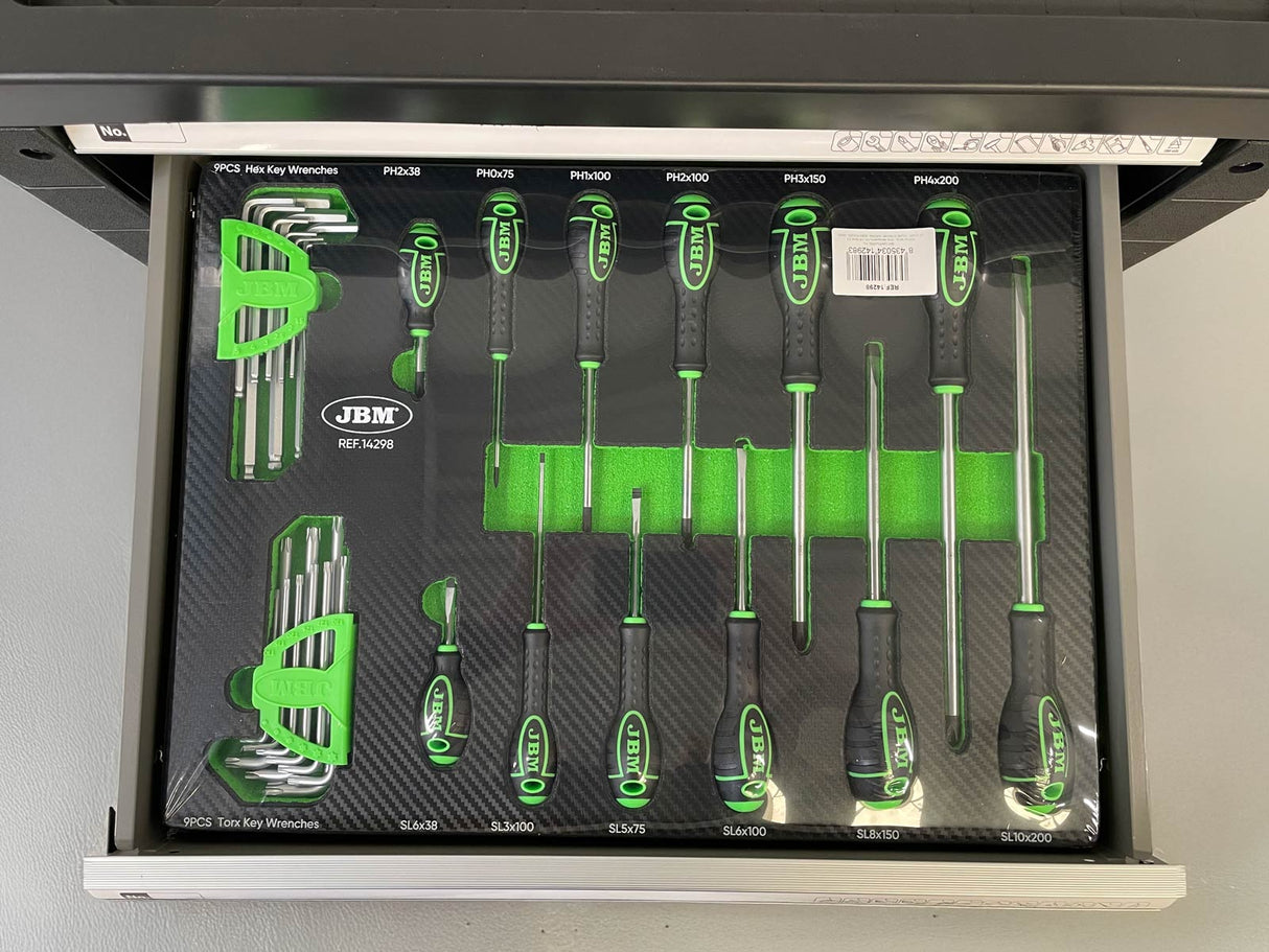 Verktygsvagn inkl. 177 st verktyg (JA1004TC)