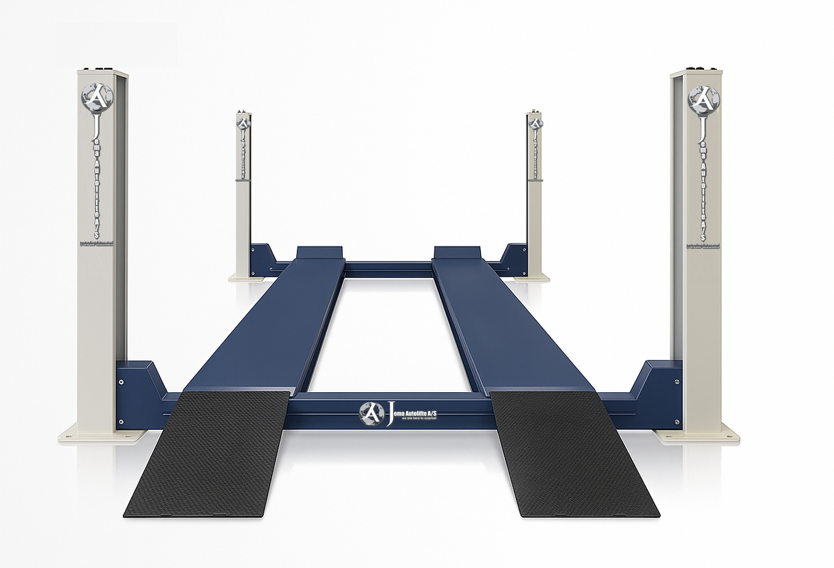 Fyrpelarlyft - Hydraulisk - 12000 kg - Euro-line (JA12000F-E)