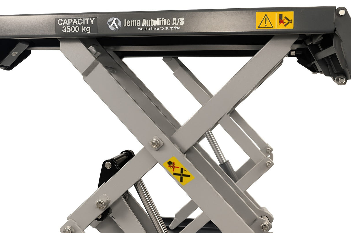 Saxlyft - Lågprofil / Golvmonterad - 3500 kg. - Euro line (JA3500S-E)