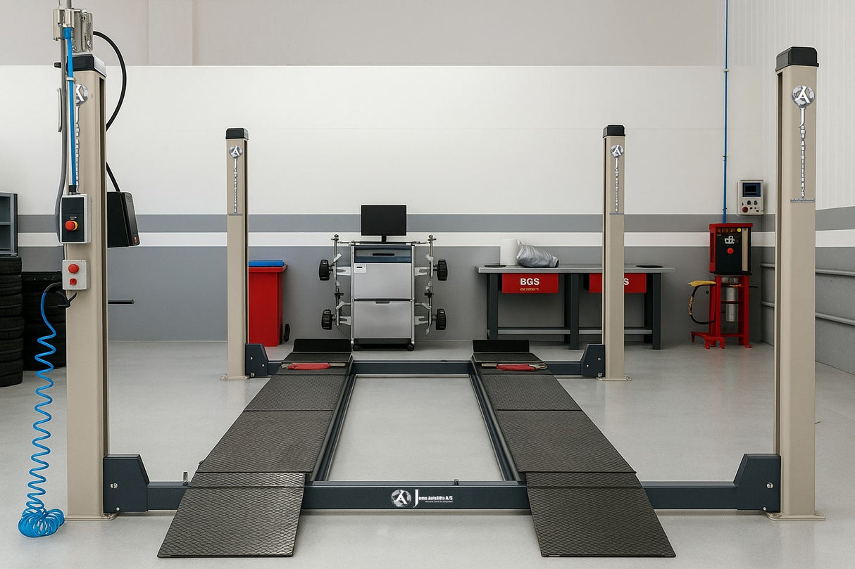 Fyrpelarlyft - Hydraulisk - 5000 kg - Euro line (JA5000F-E)