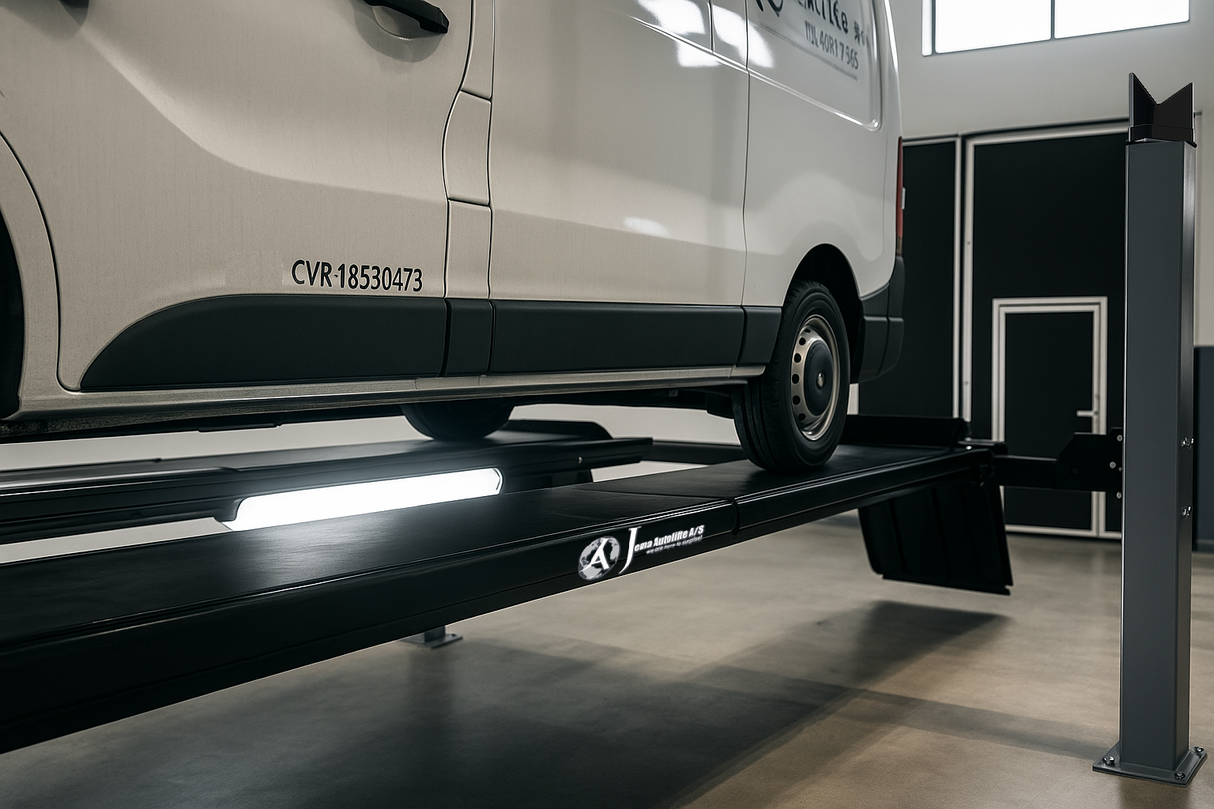 Fyrpelarlyft för hjulinställning - Hydraulisk - 5500 kg - Basic line (JA5501F)