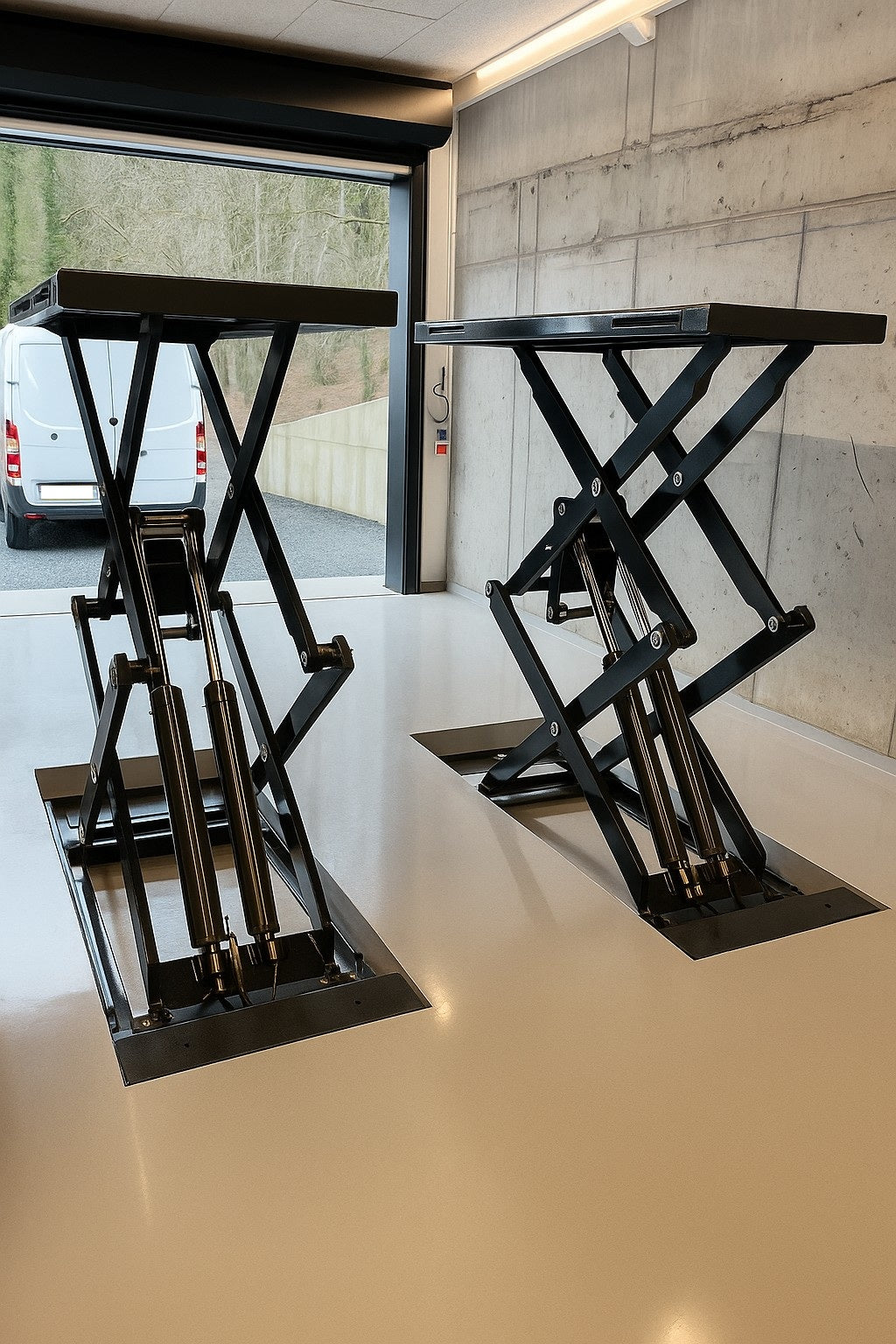 Saxlyft - Installation i golv - 3800 kg. - Basic line (JA6001S)