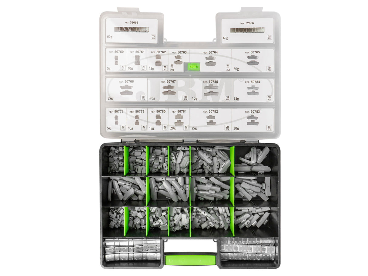 Balanserings vikter gram sortiment - 330 st. (JA1104BW)