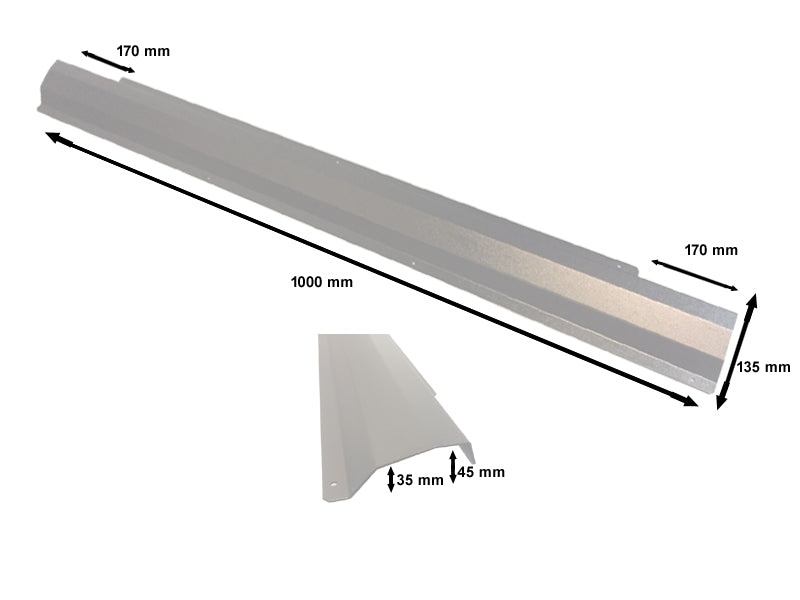 Täckplåt för slangpaket (30009)