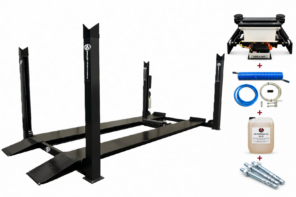 ERBJUDANDE - Fyrpelarlyft - hydraulisk - 5500 kg - Basic line (Sommer2)