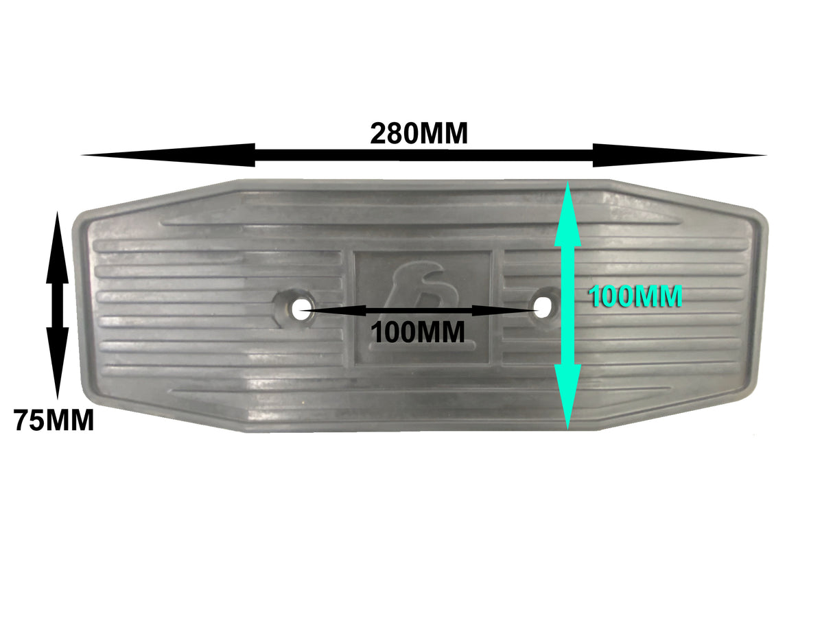 Dörrstopp skydd för tvåpelarlyft - Basic line (JA0011RB)