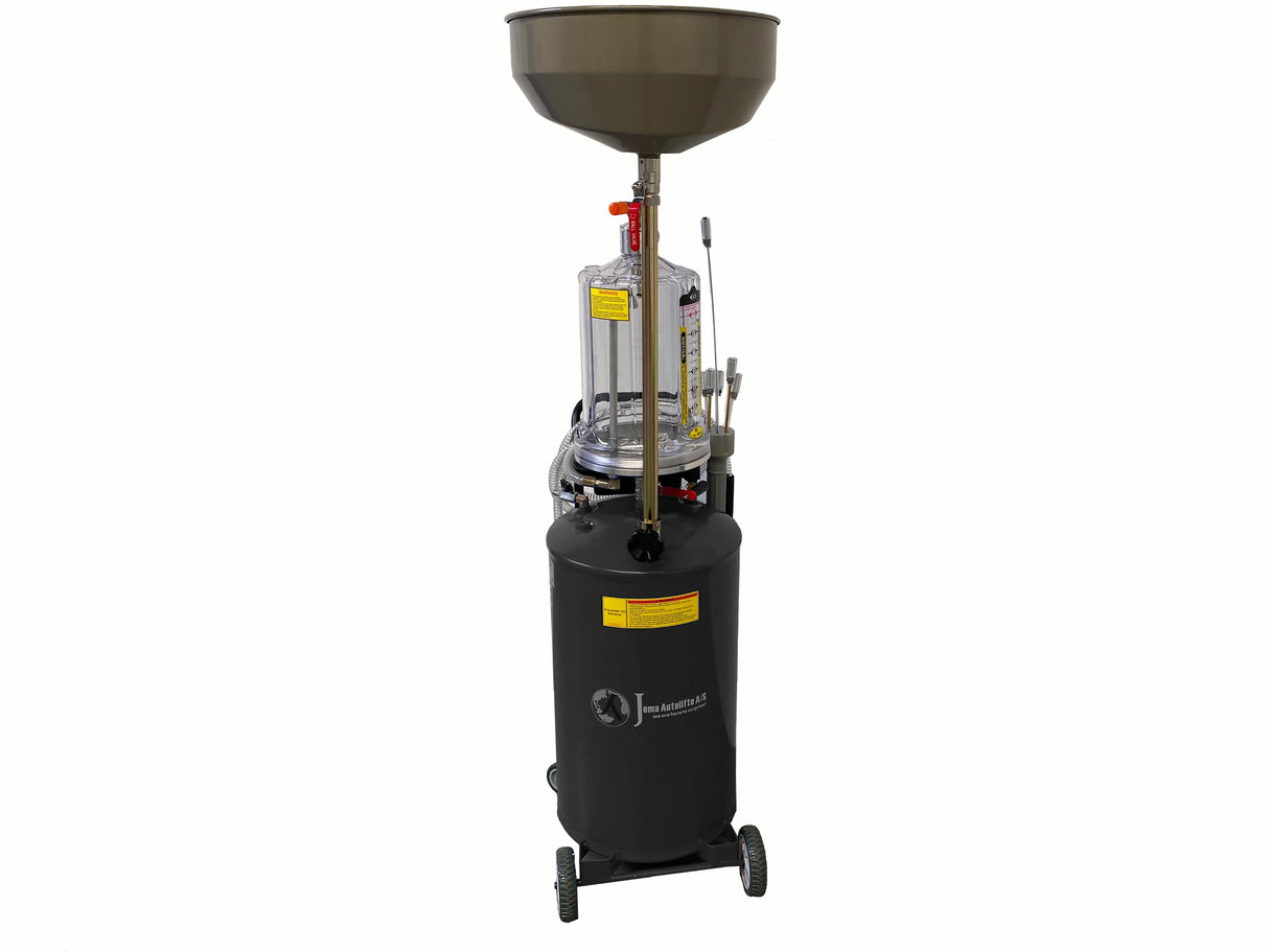 Spilloljetunna med sugfunktion 65L i svart (JA1041OD)