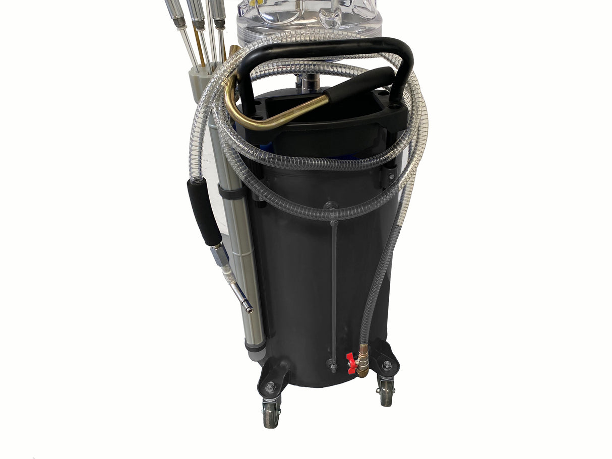 Spilloljetunna med sugfunktion 65L i svart (JA1041OD)