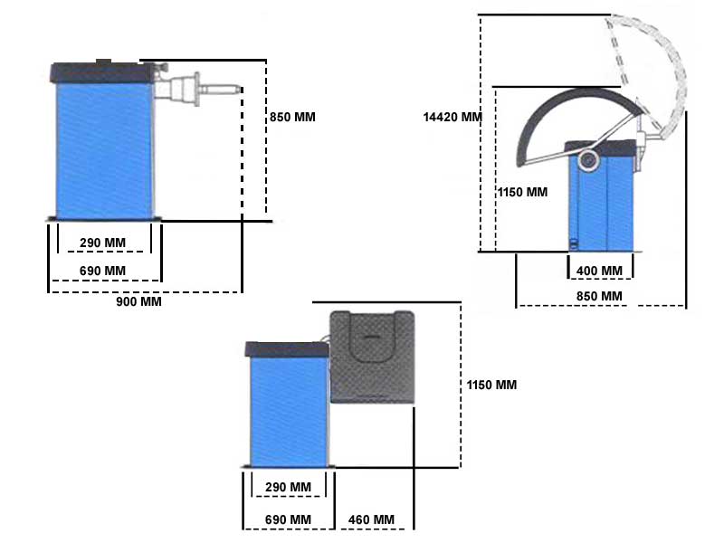 Balanseringsmaskin - Euro Line (DWC-8-E)