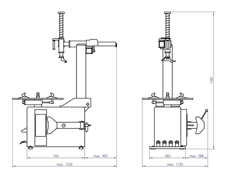 Däckmaskin - Euro line (DWB-8-E)