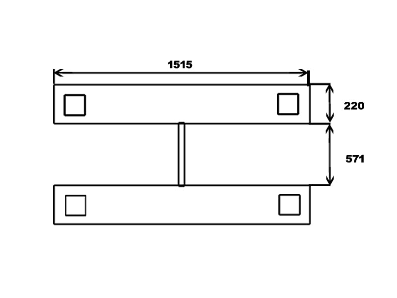 Erbjudande - Mobil Service saxlyft - 2800 kg. - Basic line (JA2.8Mini)