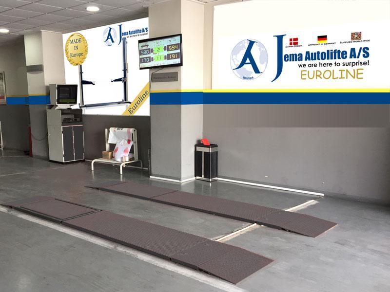 Testbana - För stötdämpare, bromsar och hjulinställning - Euro line (JA9500BT-E)