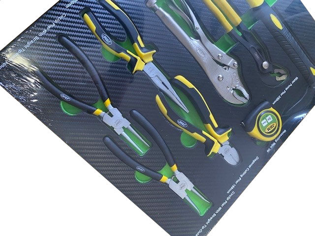 Hammare och tänger 9 st. - (14299)