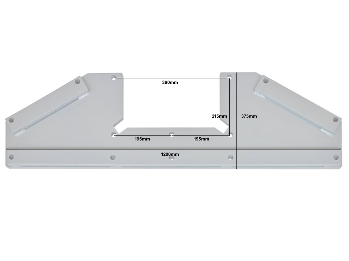 Förstärkningsplattor för tvåpelarlyft (JA1106BP)