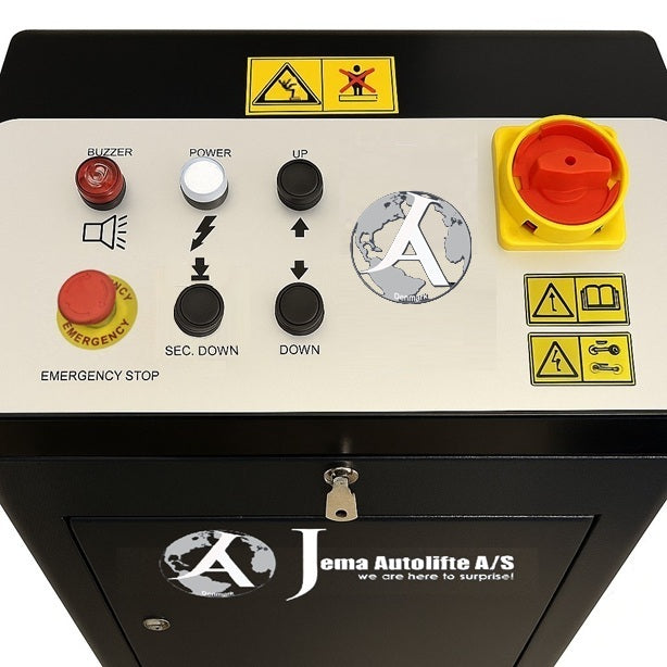 Saxlyft - Lågprofil / Golvmonterad - 3500 kg. - Euro line (JA3500S-E)