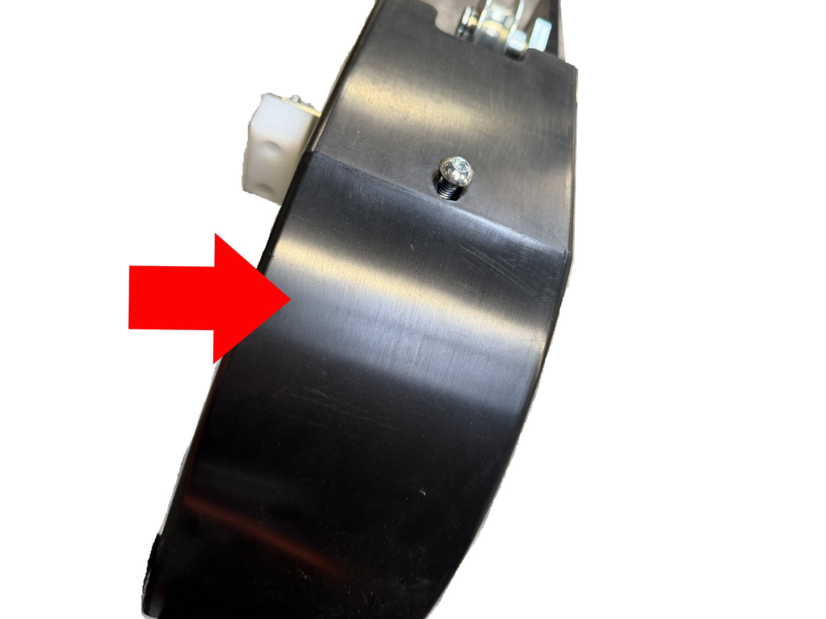 Plastskydd över vajerhjul tvärbalk, JA4000F, JA5500F, JA5501F (JA4550F-07)